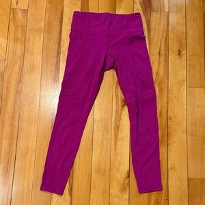 Athleta Women's Fuchsia Leggings